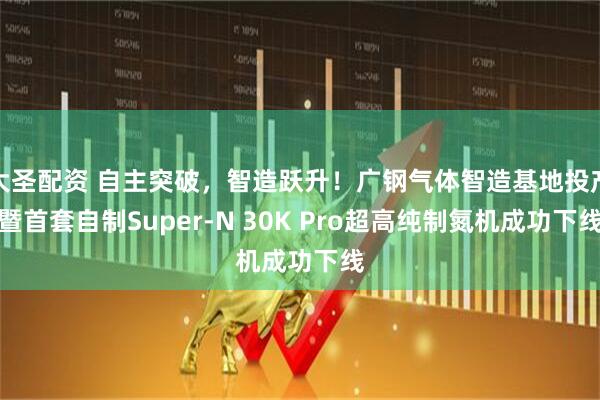 大圣配资 自主突破，智造跃升！广钢气体智造基地投产暨首套自制Super-N 30K Pro超高纯制氮机成功下线